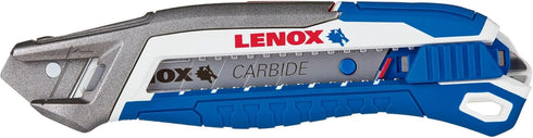 Lenox Tools Ergonomic Utility Knife, Fast Snap with Magnetic Blade Loading 18mm, Slider Integrated Snapper Knife (LXHT10597)...