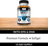 Kaya Naturals Omega 3 Supplement | Nature Made Omega 3 Fish Oil - 100% Pure Sea-Harvested Pelagic Fish Oil with No Fishy Aftertaste - Omega 3 Vita...