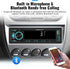 UNITOPSCI Single Din Bluetooth Multimedia Car Stereo Radio Bluetooth Hands-Free Calling Audio Receiver FM Radio Car MP3 Player AUX in/Dual USB Por...