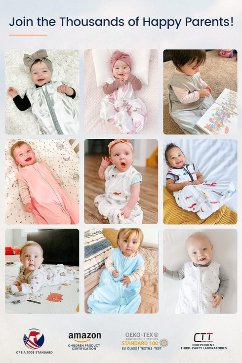 TotAha Sleep Sack 6-12-15 Months for Girl, 0.5 TOG Summer Light Sleeping Sacks, Buttery Soft Wearable Blanket Baby Sleep Bag with 2-way Zipper,Pin...