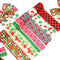 2.5" Watermelon and Strawberry Ribbon,Summer Craft Wire Edged Ribbon,Checks,Polka Dots,Watermelon Slices,Strawberries and Flowers Faux Linen Ribbo...