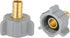 (Pack of 2) EFIELD 1/2 Inch Pex X 7/8 Inch Toilet Ballcock Swivel Straight Adapter, Brass Plumbing Fittings (2)...