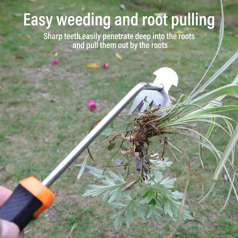 Weed Puller Tool, 2024 New Portable Garden Weeding Tools, Stainless Steel Weed Pulling Tool for Gardening Backyard Farm Planting & Uprooting Hand ...
