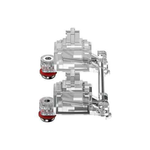 GATERON PC Screw in Crystal Stabilizer RGB Set 7U 6.25U 2U for 60% MX Mechanical Keyboard...
