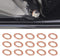 15PCS Oil Drain Plug Gasket, Automotive Replacement Drain Plug Gaskets, 14mm Oil Crush Washer Seals Compatible with Mercedes Benz, Replace OEM# 00...
