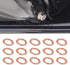 15PCS Oil Drain Plug Gasket, Automotive Replacement Drain Plug Gaskets, 14mm Oil Crush Washer Seals Compatible with Mercedes Benz, Replace OEM# 00...