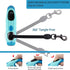 Retractable Dog Leash with LED Flashlight, 16 ft Dog Safety Walking Leashes for Small Medium Large Dogs up to 110 lbs,Tangle Free, Anti-Slip Comfo...
