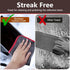 Carbon Cloth Lint Free Glass Cleaning Cloth Window Polishing Streak Free Microfiber Miracle Easy Clean Rag Reusable for Mirror Kitchen Dish Auto D...