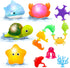 Baby Bath Toys Mold Free - Light Up Bath Toys - Sensory Toys for Toddlers - Gifts for Boy Girl Kids 6 12 18 Months Age 1 2 3 Year Old Birthday - B...