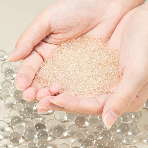 ZTML MS 16000 Pieces Clear Water Gel Jelly Beads, Vase Filler Beads, Non Toxic Water Beads for Soilless Planting, Wedding Centerpiece, Floral Arra...