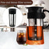 Cold Brew Coffee Maker, Excellent Glass Cups with Removable Nylon Filter Screen, Iced Coffee Maker & Tea Brewer Gifts for Women Man - 650ml Glass...