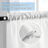 Home Queen Waffle Curtain Valance Window Treatment for Kitchen Bathroom Window, Straight Window Valance, Set of 1, 60 X 16 Inch, Solid White...