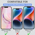 Privacy Screen Protector with Front Camera Cover Compatible for Phone 13 Pro Max/Phone 14 Plus,Anti-Spy Tempered Glass Screen Protection and Spy C...