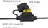 4.9FT 14AWG Battery Alligator Crocodile Clip to SAE Connector Extension Cable,12V SAE Quick Release Adapter to Alligator Clips Quick Disconnect Ca...