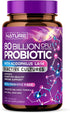 80 Billion CFU Probiotic - Daily Digestive Gut Health Supplement for Men & Women - Lactobacillus acidophilus, Bifidobacterium & Prebiotics - Non-G...