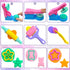 Playdough Tools 36pcs Play Dough Tools Set for Kids with Playdough Cutters,Roller,Rolling Pins,Dough Extruder...