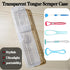 Tongue Scraper Case, Portable Tongue Scraper Travel Case?Transparent Tongue Cleaner Case?Tongue Scraper Holder...