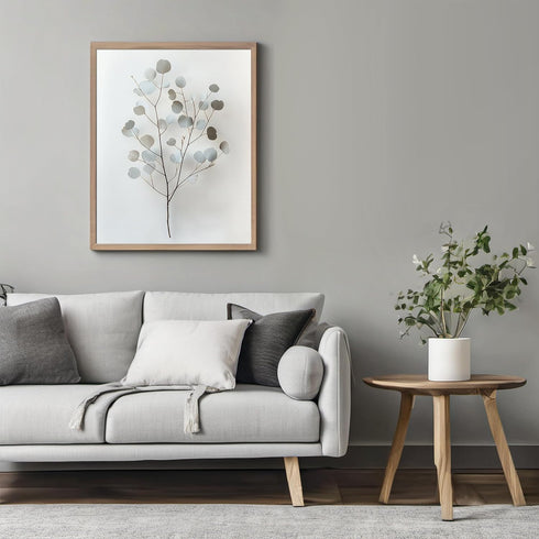 Posterizer 1 pcs-plant leaves-Chic Dainty art for plant lovers 3-Floral & Botanical Art-Workplace & Office Art-decor for office wall- unframed wal...