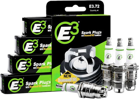 E3 Spark Plugs E3.72 Premium Automotive Spark Plug w/DiamondFIRE Technology (Pack of 1)...