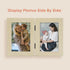 Golden State Art, 4x6 Double Picture Frame Vertical Hinged Photo Frame 2 Opening Folding Family Frames Collage, with Real Glass (4x6, Beige, 1-Pac...