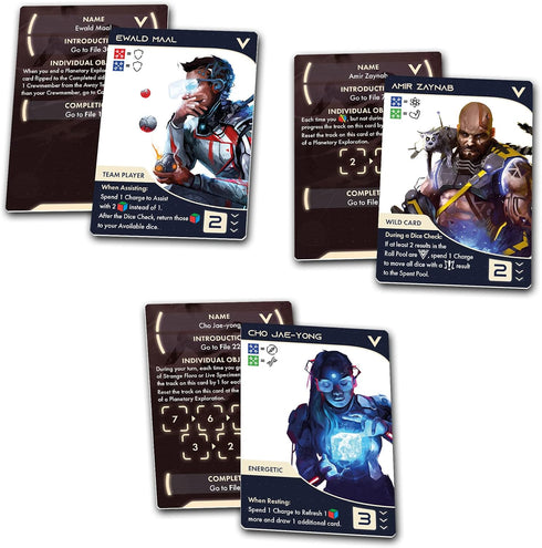 ISS Vanguard Board Game Personnel Files Expansion | Cooperative Sci-Fi Strategy Game for Adults and Kids | Ages 14+ | 1-4 Players | Average Playti...