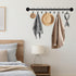 24 Pack 2 Inches Curtain Rings with Clips, Openable Drapery Metal Clip Iron Drapes Hangers Decorative for Windows Rods Rustproof, Black...