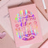 Rose Gold Holographic Vinyl - 12" X 6 ft Glossy Adhesive Permanent Vinyl for Crafts, Expressions, Cameo, Decal, Signs, Stickers - Rainbow...
