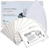 1InTheOffice Paper Shredders Lubricant Sheets 5 1/2"" x 2 3/4"", Shredder Sharpening & Lubricant Sheets, Shredder Cleaning Sheets, 24 Pack...