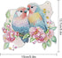 DIY 5D Parrot Diamond Painting Kits Hanging Sign Wall Art Sign Special Shaped Diamond Art Window Hanging Ornament Pendants Home Garden Wall Door H...