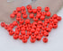 AD Beads Wood Spacer Loose Wooden Craft Beads Big Hole Beads Assorted for Necklace Bracelet Craft Making Decoration (8x10mm 200pcs, Red)...