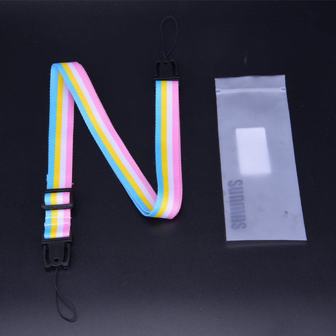 Sunmns Camera Neck Shoulder Strap Compatible with Instax Mini 12 11 9 8 90 70 Instant Film Camera, Rainbow...