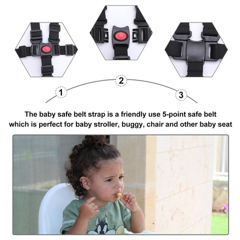 BESPORTBLE Universal Stroller 3 pcs Shoulder Ster Belts Holder Kid Straps Baby Point High Strap Belt Safety Chair Children Adjustable Pram Univers...