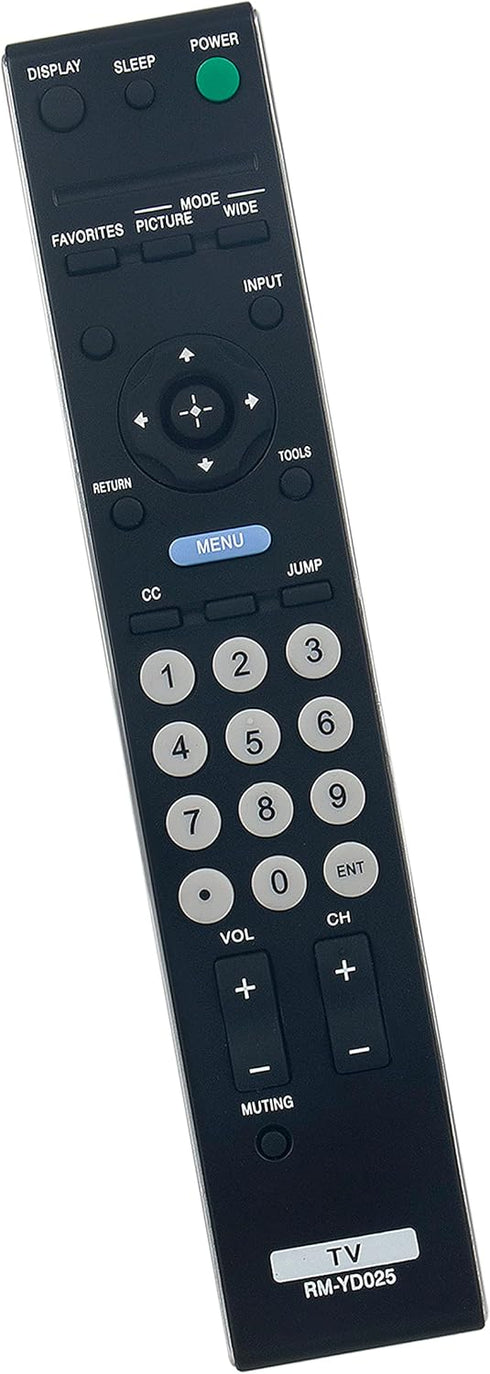 RM-YD025 Replaced Remote fit for Sony TV KDL-46S4100 KDL-40S4100 KDL-52S4100 KDL-22L4000 KDL-40S504 KDL-19M4000 KDL-40S5100 KDL-40SL150 KDL-40V510...