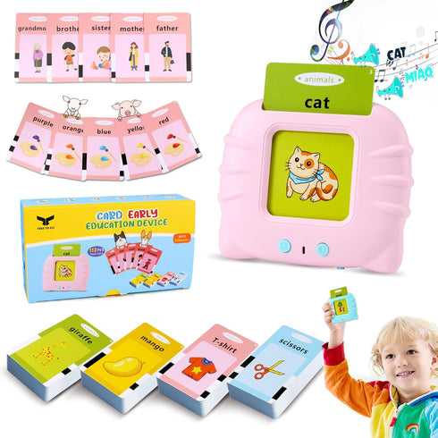 FREE TO FLY Talking Flash Cards Toddler Learning Toys for 2 3 4 5 6 Year Old Girls Boys: Speech Therapy Toys Autism Sensory Toys Preschool Educati...