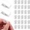 30pcs Transparent Self Adhesive Clips - Ideal for Wall Tapestry, Photo, and Poster Hanging...