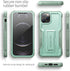 ExoGuard Compatible with iPhone 12 Pro Max Case, Rubber Shockproof Full-Body Cover Case Built-in Screen Protector with Kickstand for iPhone 12 Pro...