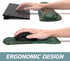 ITNRSIIET Mouse Pad Wrist Support Keyboard Wrist Rest Pad Ergonomic Mousepad Non-Slip Memory Foam Keyboard Pad Easy Typing Pain Relief Perfect for...