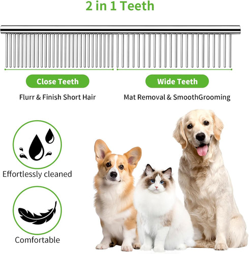 LovinPet Dog Grooming Scissors Set, all Safety Round Tips Professional 6 in 1 Germany Stainless Steel Dog Grooming Scissors Kit,Sharp and Durable ...