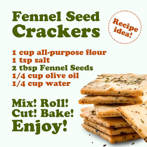 Food to Live Fennel Seeds, 4 Ounces – Whole, Raw, Non-Irradiated, Non-GMO, Kosher, Vegan, Bulk, Sweet Licorice Flavor, Perfect for Fennel Tea, Coo...