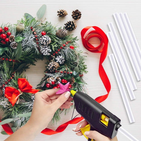 Mini Hot Glue Sticks Clear, 3.93x0.27 Inch 72pcs Small Hot Glue Sticks for Fabric Wood, Hot Melt Adhesive Glue Sticks Bulk for Craft DIY Art Gluin...