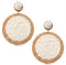 Rattan Earrings Boho Summer Beach Raffia Earrings for Women Handmade Rattan Ball Disc Dangle Drop Earrings Vacation Accessory Gifts...