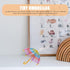 TEHAUX Mini Doll Umbrella, Miniature Umbrella Metal Wire Tiny Umbrellas Travel Umbrella Decorations Scene Decor Sunny Rainy Umbrella Birthday for ...