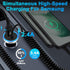 Android Car Charger Type C Cigarette Lighter Adapter with USB C Coiled Fast Charging Cable for Samsung Galaxy A15/A14 5G/A54/A53 5G/A23/A13/A03S/Z...
