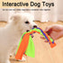 2 Pack Dog Fleece Rope Toy Dog Flirt Pole Replacement Toys to Chase and Tug Interactive Dog Toys with Chewing Rope Pet Braided Rope Tether Lure To...