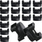 Yookeer 15 Pieces Magnetic Cable Clips Zip Tie Mount Base Black Magnetic Wire Holder Multipurpose Cable Ties Mount Wire Clips Management Base Elec...