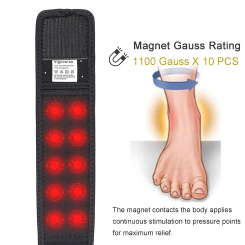 Achilles Tendonitis Brace, 2Pcs Adjustable Achilles Strap for Men Women, Breathable Ankle Brace for Achilles Pain, Running, Cycling, Hiking, Sport...
