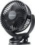 Dorobeen Portable Clip on Fan, 5000mAh Battery Powered Fan, 3 Speed Quiet Rechargeable Mini Desk Fan, 360° Rotate Personal Cooling Fan for Home Of...