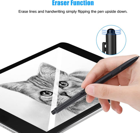 Remarkable 2 Pen with Eraser, EMR Stylus Pen with 4096 Pressure Levels, Tilt Sensor?Palm Rejection, Pencil Holder, for Remarkable 2&1/Galaxy Tab&B...