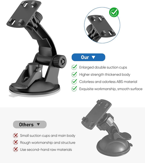 Backup Camera Monitor Mount,(4.3/5 in)PixelMan Upgraded Version Windshield Mount for Backup Camera Monitor,Vehicle Rear View Camera Monitor Suctio...