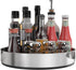 VAEHOLD Pantry Cabinet Lazy Susan Stainless Steel Black Spice Rack Turntable - Decorative Trays Storage Containers Organizer for Kitchen Cabinet, ...